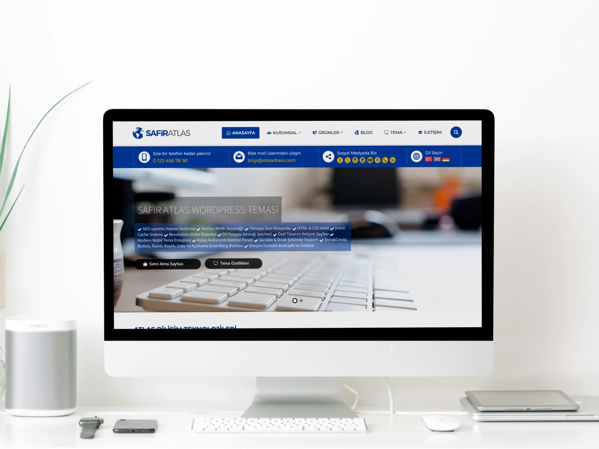 Atlas WordPress Teması
