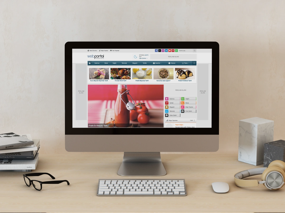 Safir Web Portal WordPress Teması