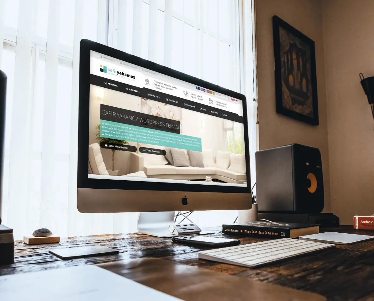 Safir Yakamoz WordPress Teması
